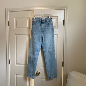 Abercrombie 90s high rise straight jean